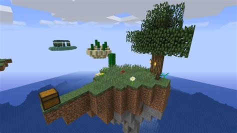 Therefore, the map's new version has significantly changed. SkyBlock Advanced map for Minecraft 1.13.1 - a new complex ...
