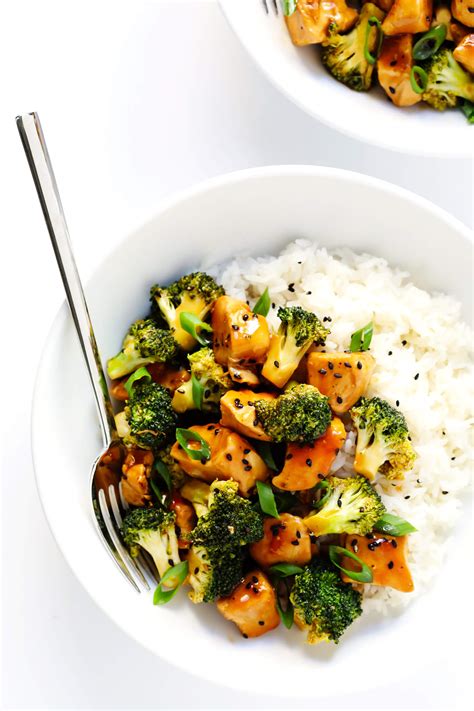 This chinese chicken and broccoli stir fry is easy and healthy with a sauce that takes just like skip the takeout and make this chinese chicken and broccoli at home. 12-Minute Chicken and Broccoli | Gimme Some Oven | Bloglovin'