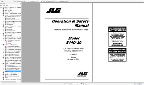 Jlg Scissor Lift Es1932 Es1932i Operation Service And Parts Manuals