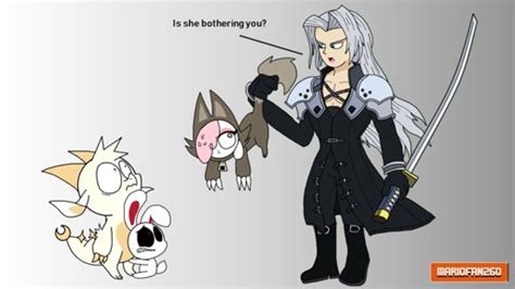 Fwench Fwy And Iscream Meet Sephiroth Part 2 Art By Mariofan260