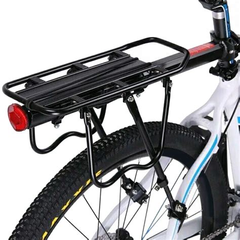 Mtb Bicycle Rear Rack Seat Post Mount Pannier Luggage Carrier 25kg Load
