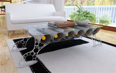 This coffee table is safe for indoor or outdoor use. table designed wines bottles max