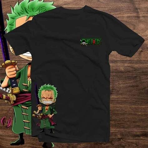 One Piece T Shirt Zoro Character Design Shopee Philippines