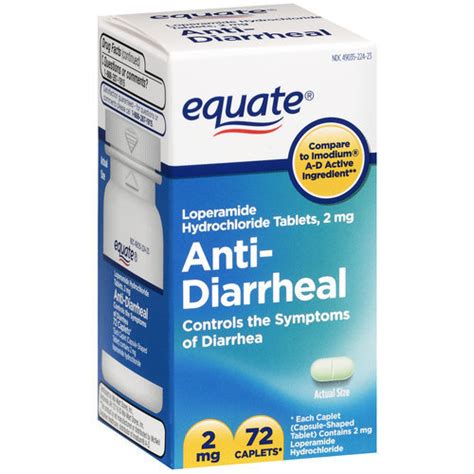 Equate Anti Diarrheal Caplets 2mg 72ct Reviews 2019