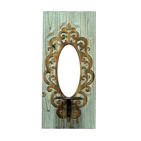 Buy the best and latest wall mirror on banggood.com offer the quality wall mirror on sale with worldwide free shipping. 22 Inch Wall Mirror with Candle Holder- Grey