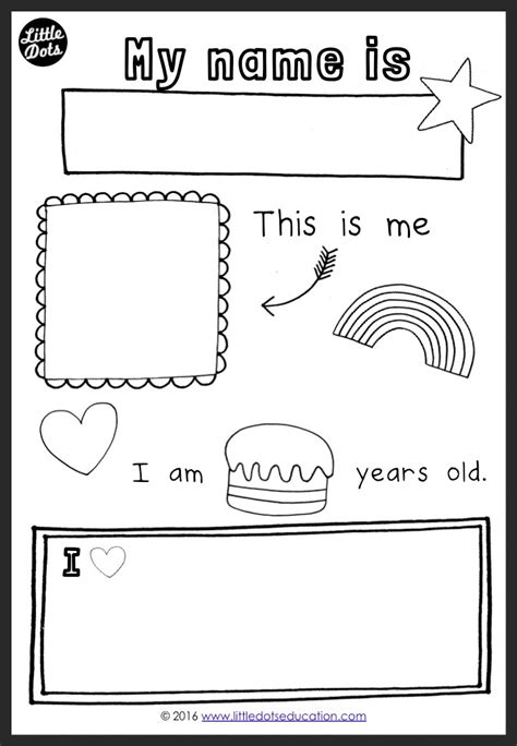 All About Myself Theme Activities And Printables All About Me