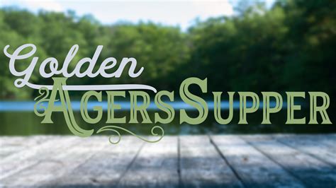 Golden Agers Supper Three Rivers Baptist