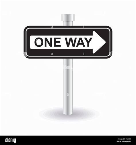 One Way Stock Vector Images Alamy