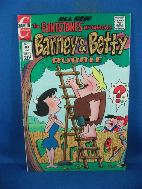 The Flintstones Neigbours Barney Betty Rubble 1 Nm Charlton 1973