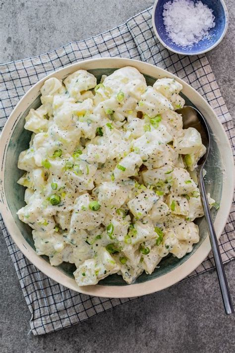I grab some pickles out of the jar… …then chop into little pieces until i have what i this potato salad is tender and creamy, with eggs and tangy bits of bread & butter pickles. Easy creamy potato salad | Recipe | Potato salad recipe easy, Creamy potato salad, Easy salad ...