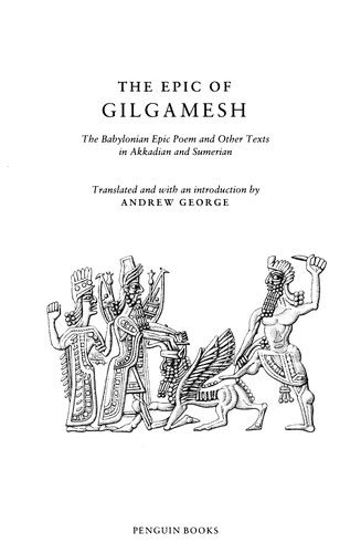 The Epic Of Gilgamesh 1972 Edition Open Library