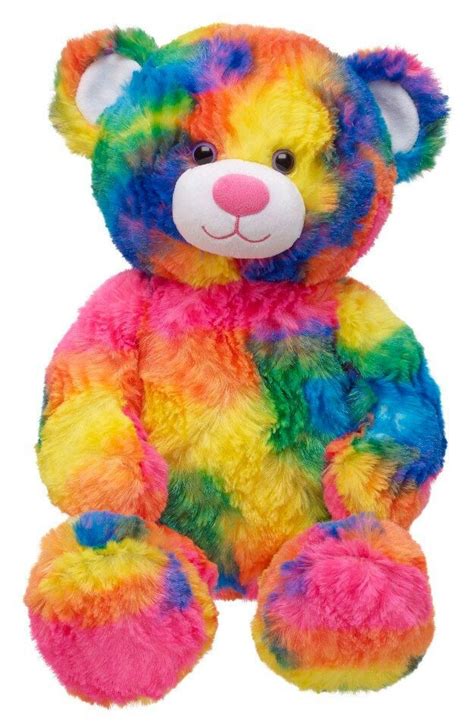 Pin By Dawn Abernathey On Teddy Bears And Friends Rainbow Teddy Bear