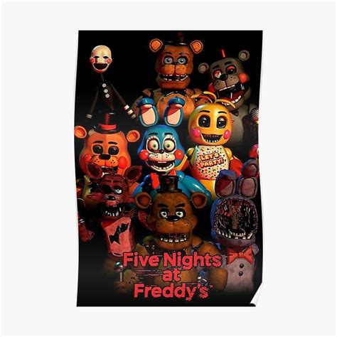 Fnaf Poster Poster For Sale By Ruthwachter Redbubble