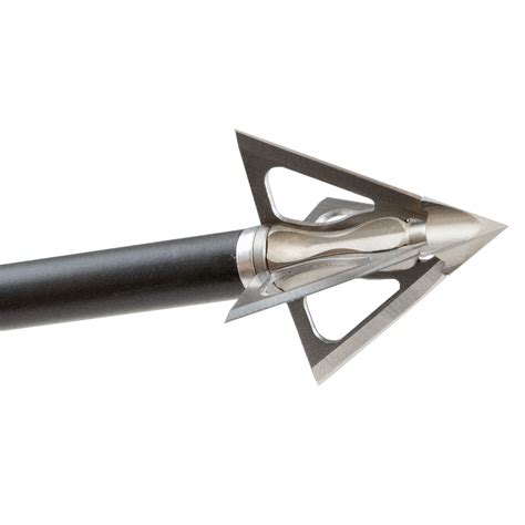 Sports And Outdoors Rocket Ultimate Steel 100 Grain Fixed Broadhead With