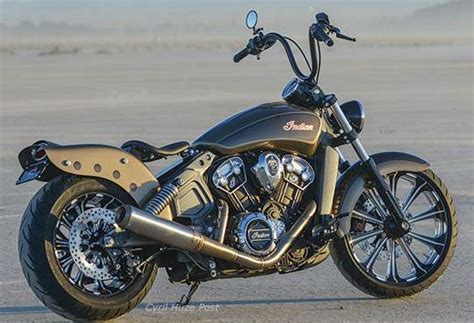 Indian Scout Outrider Chopper By Klock Werks