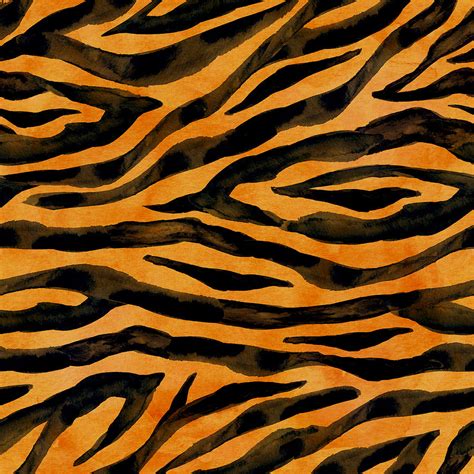Real Tiger Print Wallpaper