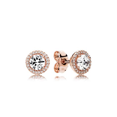 Ohrringe für damen von pandora 2021: Pandora Rose 286272CZ Ohrringe Runder funkelnder