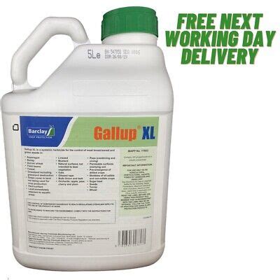L Gallup Xl Professional Strength Glyphosate G L Total Weed Killer