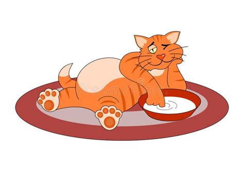overweight cartoon clipart cats