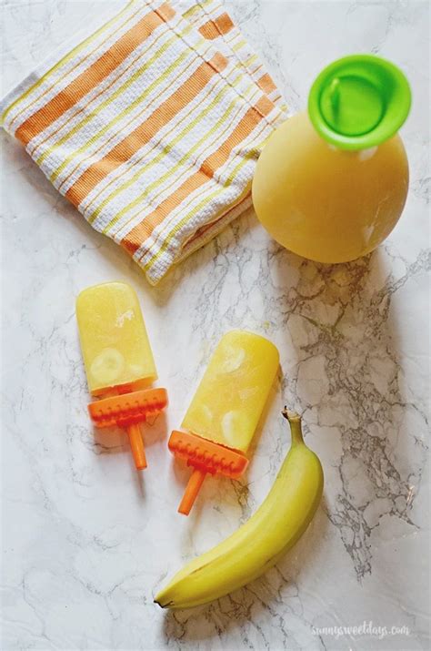 Orange Juice Pops Sunny Sweet Days