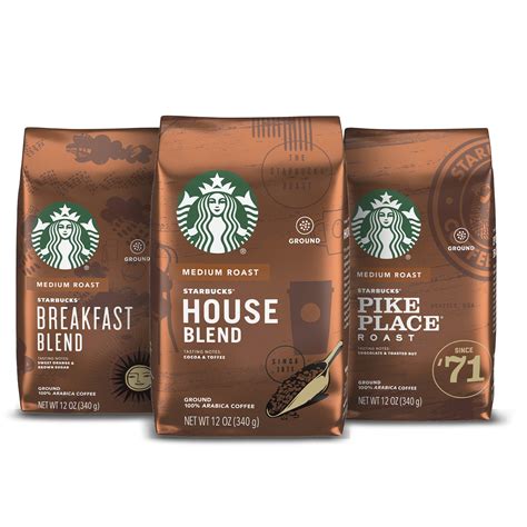 Starbucks Medium Roast Ground Coffee Variety Pack 100 Arabica 3