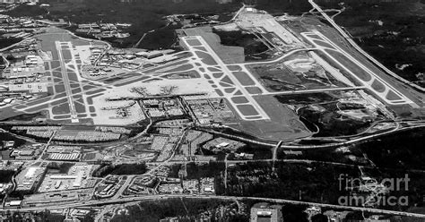 Charlotte Douglas International Airport Aerial View Photograph By David