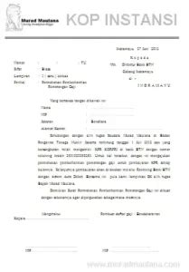 Contoh Surat Pernyataan Pemotongan Gaji Karyawan Linovhr Blog