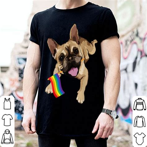 It is important to remember that no matter the breed young children and dogs should always be supervised when they are together. Kids Gay Pride Flag French Bulldog Lgbt Gift Shirt, hoodie ...