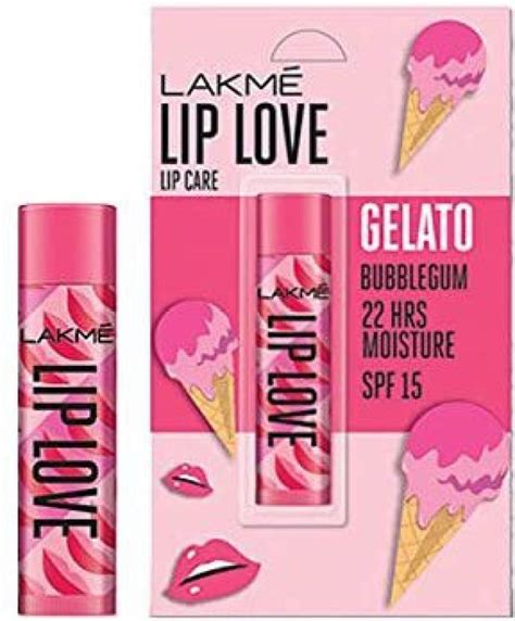 Lakme Lip Love Gelato Bubblegum 22 Hrs Moisture Lip Care 45 Gm