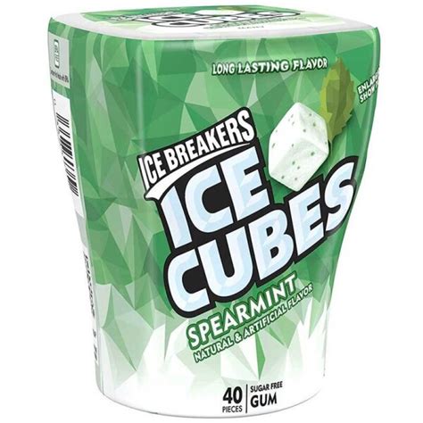 Ice Breakers Ice Cubes Spearmint Kaugummi Sugar Free 40 Stück 9