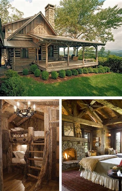 The first log cabins were built in america by the swedish settlers in the delaware river valley around 1638. Rustic Log Cabin Living - Amazing Interior Design