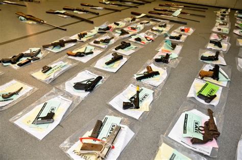 Pictures Show Hundreds Of Weapons Surrendered During Gun Amnesty