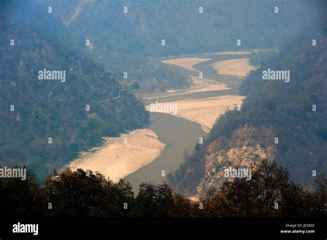 Sarda River Viewed From The Abandoned Thak Village Thak Village Was Made Famous By Jim Corbett