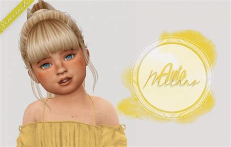 Anto Milano Hair Toddler Version At Simiracle Sims 4 Updates