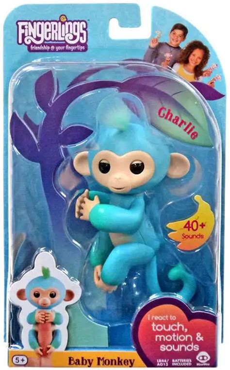 Fingerlings Baby Monkey Charlie Figure Wowwee Toywiz