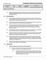 Photos of Control Of Records Procedure Template