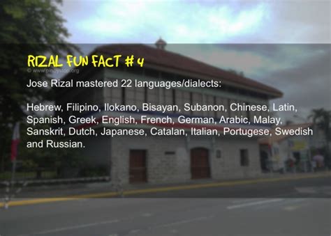 10 Fun Facts About Dr Jose Rizal Pinoy Stop