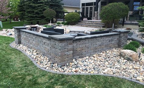 Stone retaining wall alpena, mi by jugglerguy 6 photos. Landscape Design | Scenic Landscaping, Inc. - West Fargo, ND