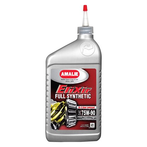 Amalie Oil® Elixir Sae 75w 90 Full Synthetic Api Gl 5 Gear Oil