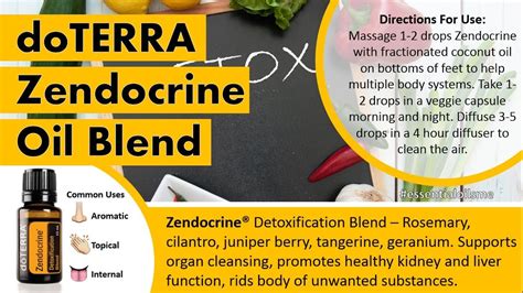 Fascinating Doterra Zendocrine Oil Blend Uses Oil Blend Detox Oils