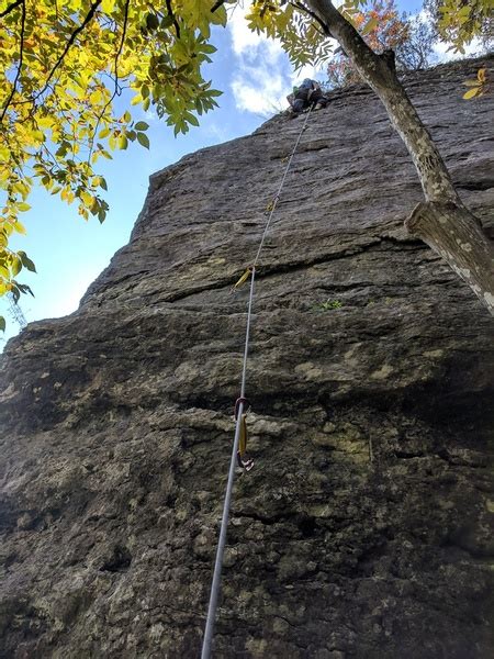 Rock Climb The Wizard Of Schenectady Thacher State Park