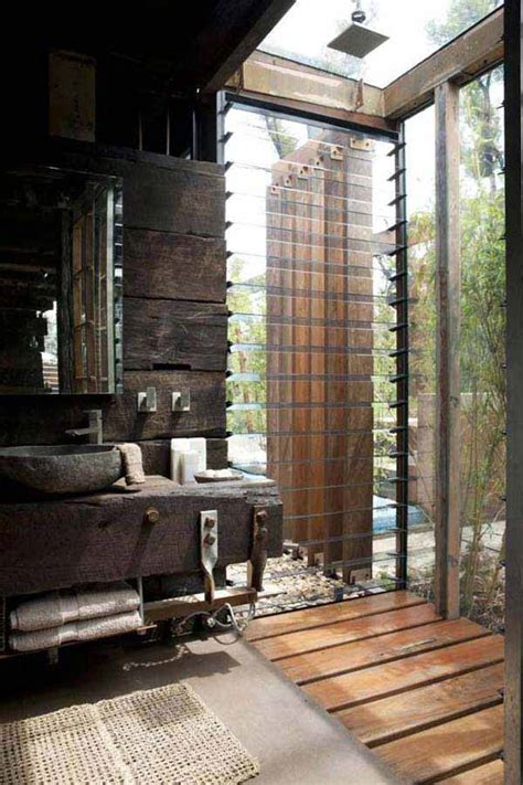 30 Inspiring Rustic Bathroom Ideas For Cozy Home Amazing