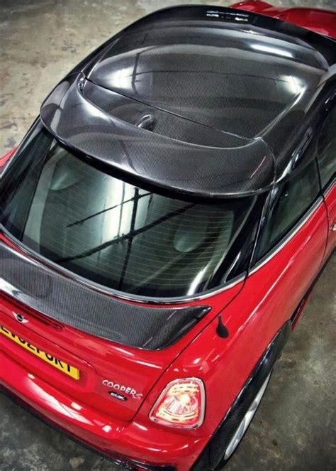 Revo Sport Carbon Fiber Add On Roof Spoiler In Carbon For Mini R58