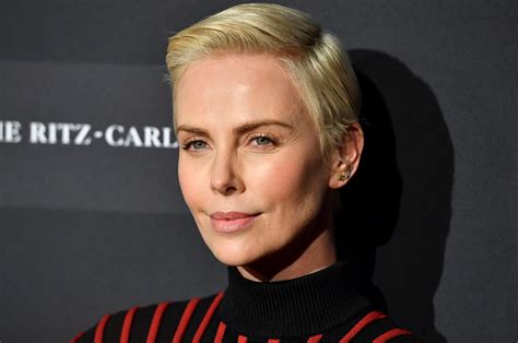 charlize theron says she s in a relationship with herself
