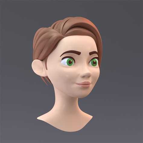 Artstation Cartoon Female Character 3d Model