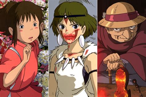 All Of Studio Ghiblis Animated Films Including Spirited Away Are