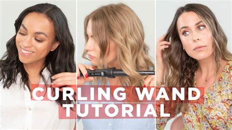 How To Curl Your Hair With A Curling Wand 3 Different Hair Types