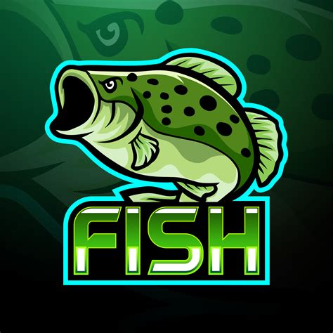 Fish Esport Logo Mascot Design 9295993 Vector Art At Vecteezy