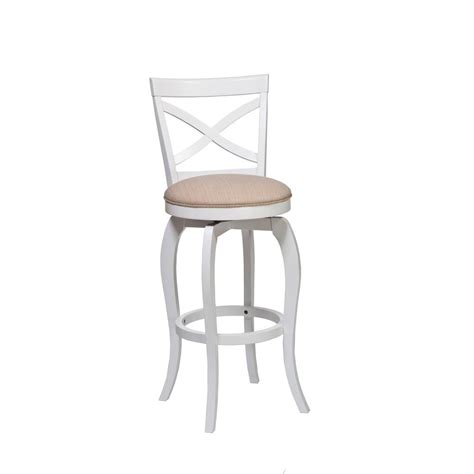 hillsdale furniture savona 26 in vintage gray swivel cushioned bar stool 5851 827 the home depot