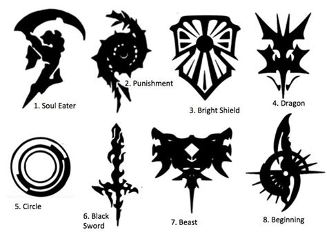 Genso Suikoden Rune Decal 21 Designs Available Inspired By Etsyde
